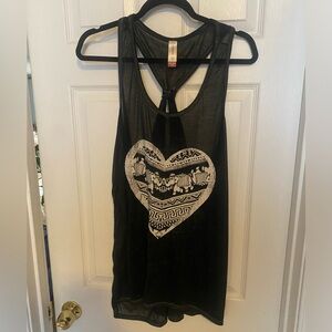 🐘 Elephant No Boundaries Dark Wash Tank Top 🐘